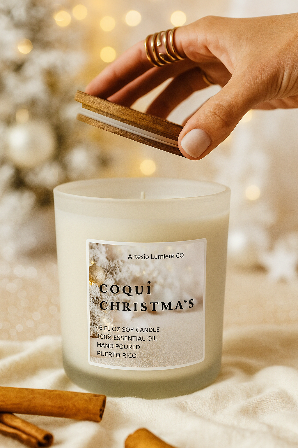 16oz Isla Christmas Soy Candle