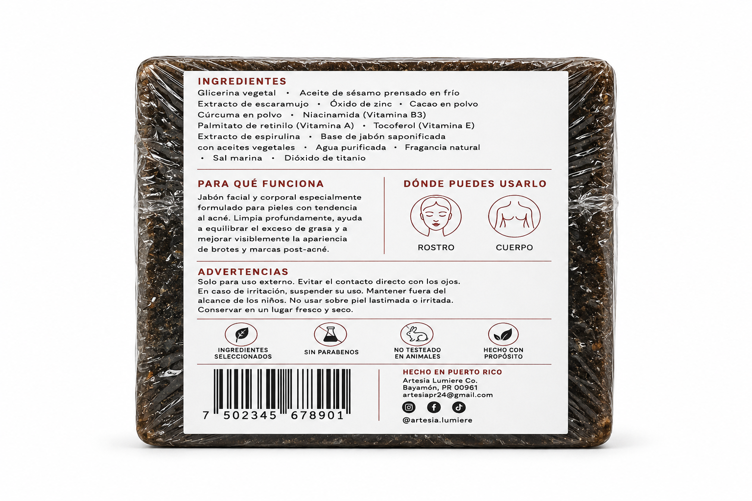African Black Soap + Acne Therapy