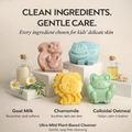 Kids Animal Soap Set – Gentle Care Box (4 Soaps)