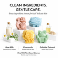 Kids Animal Soap Set – Gentle Care Box (4 Soaps)